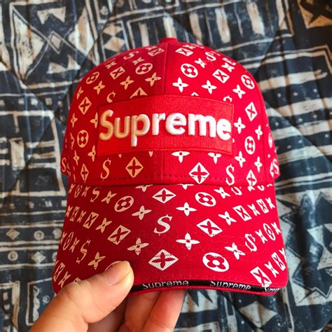 cappello louis vuitton supreme|Louis Vuitton x supreme font.